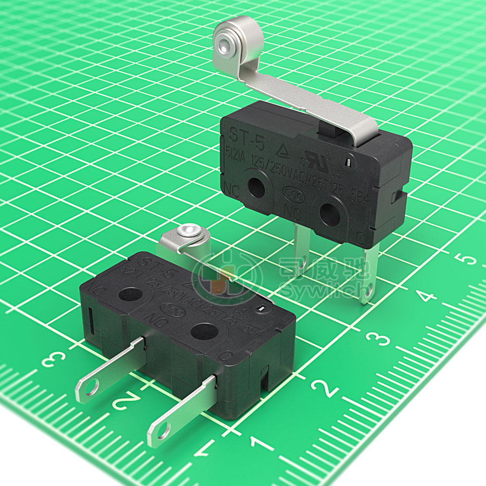 5arollerlever-quickconnect-SPST-NO-microswitches