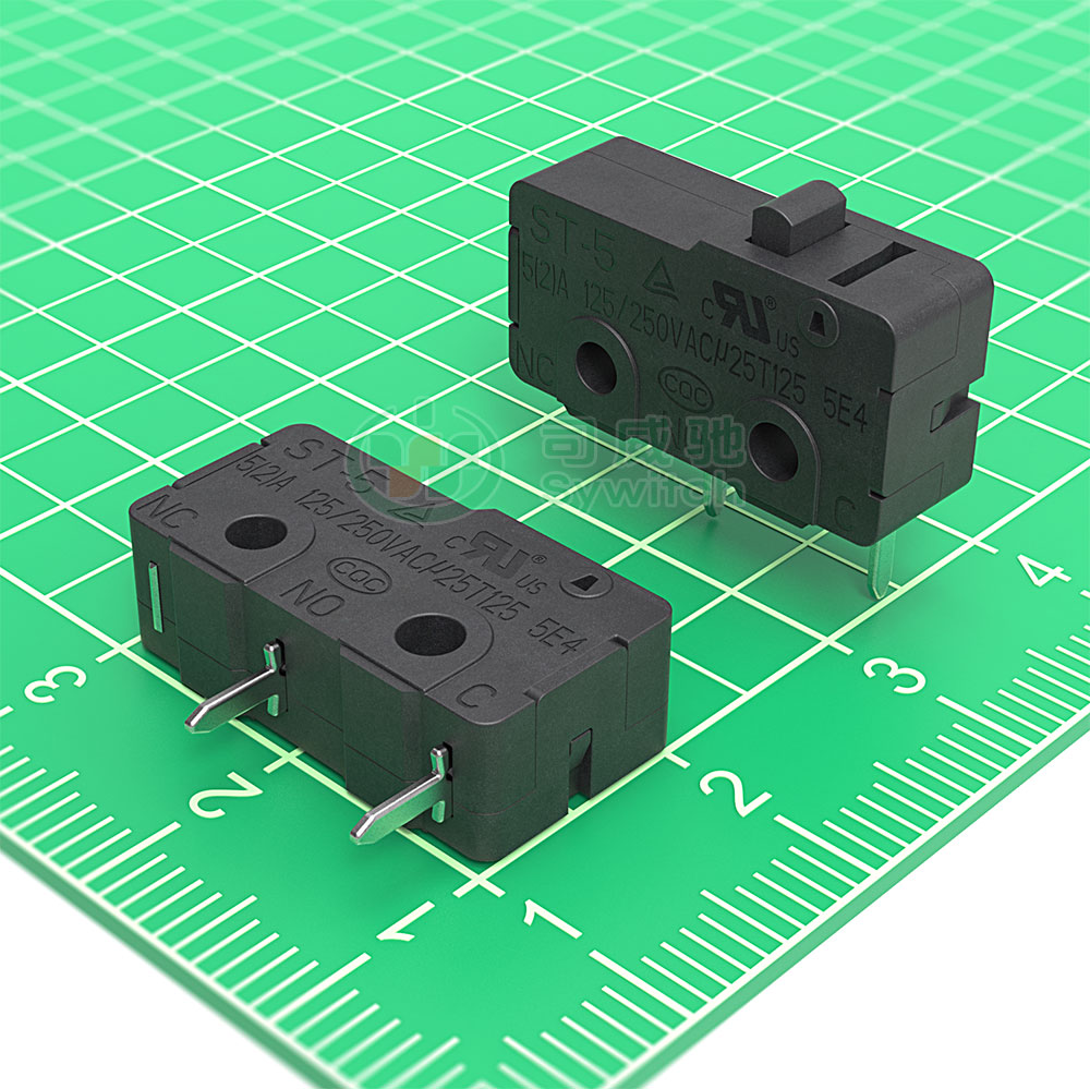 5A Normally Open PCB Solder Terminals Micro Switch